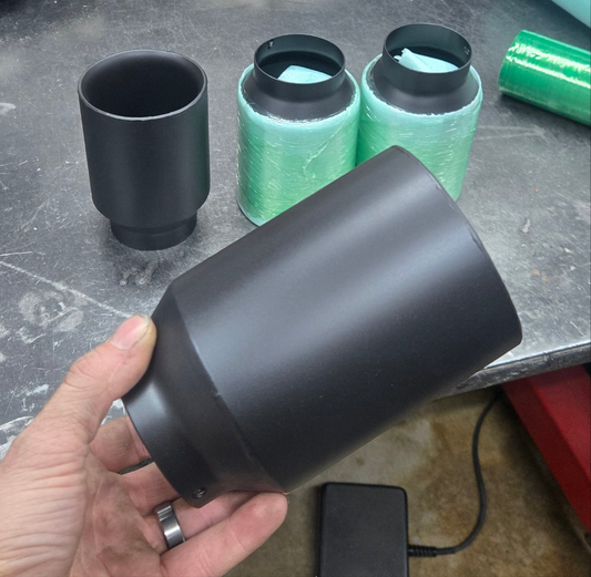 4" DOUBLEWALL Stainless Steel Slip on Exhaust Tip