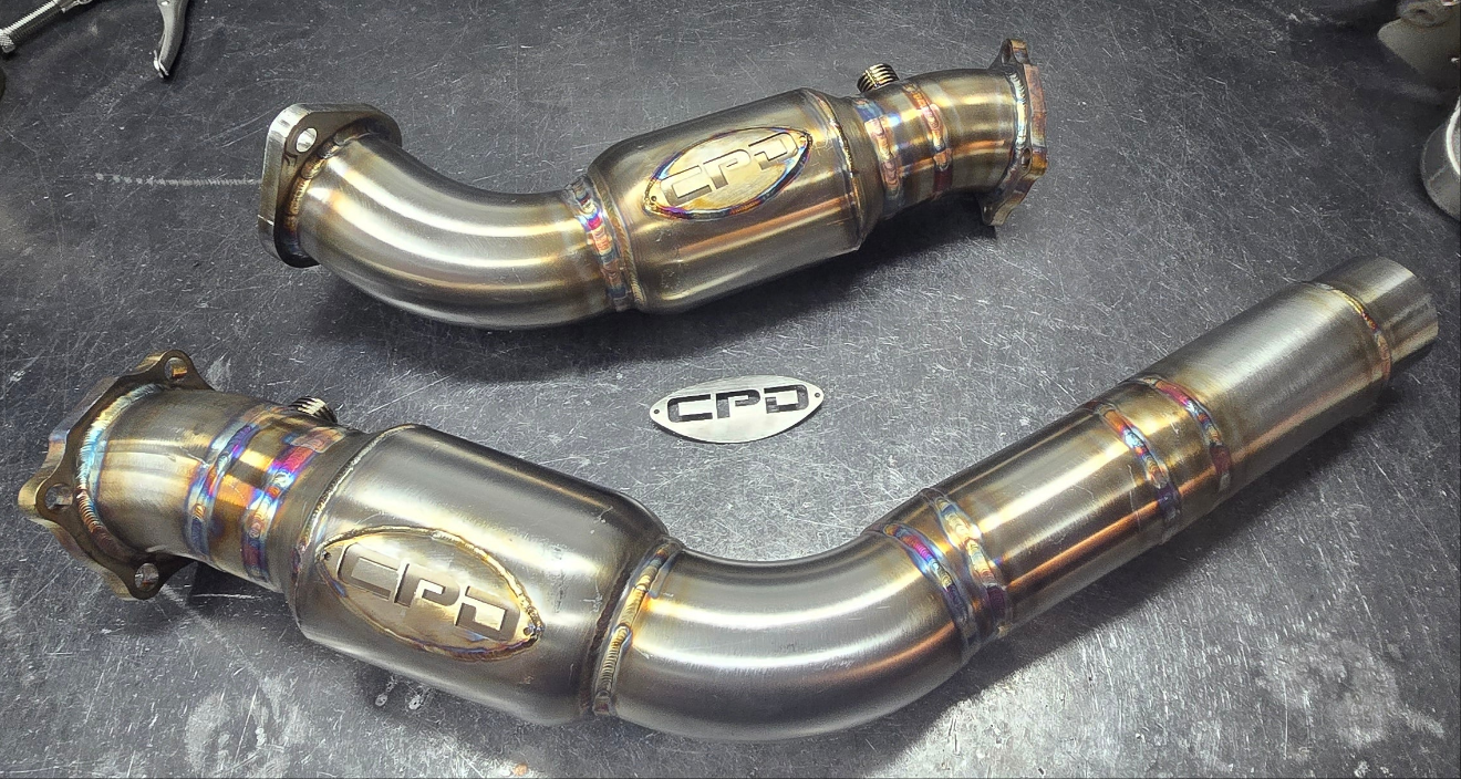 2020+ CPD CT4-V Blackwing GEN2 GESI HO 400CPSI Tig Welded Catted Downpipes