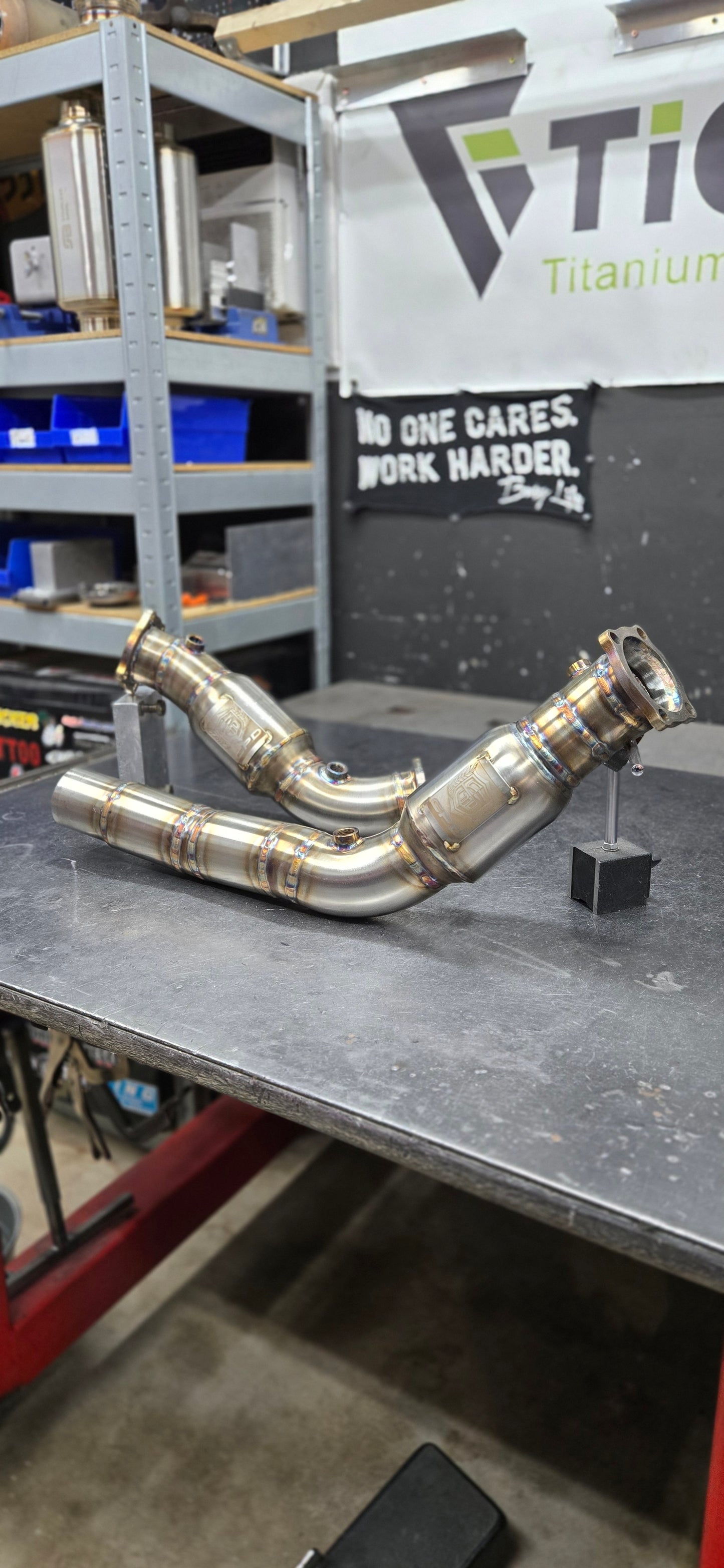Cadillac CT4-V Blackwing Catless "Resonated" Downpipe