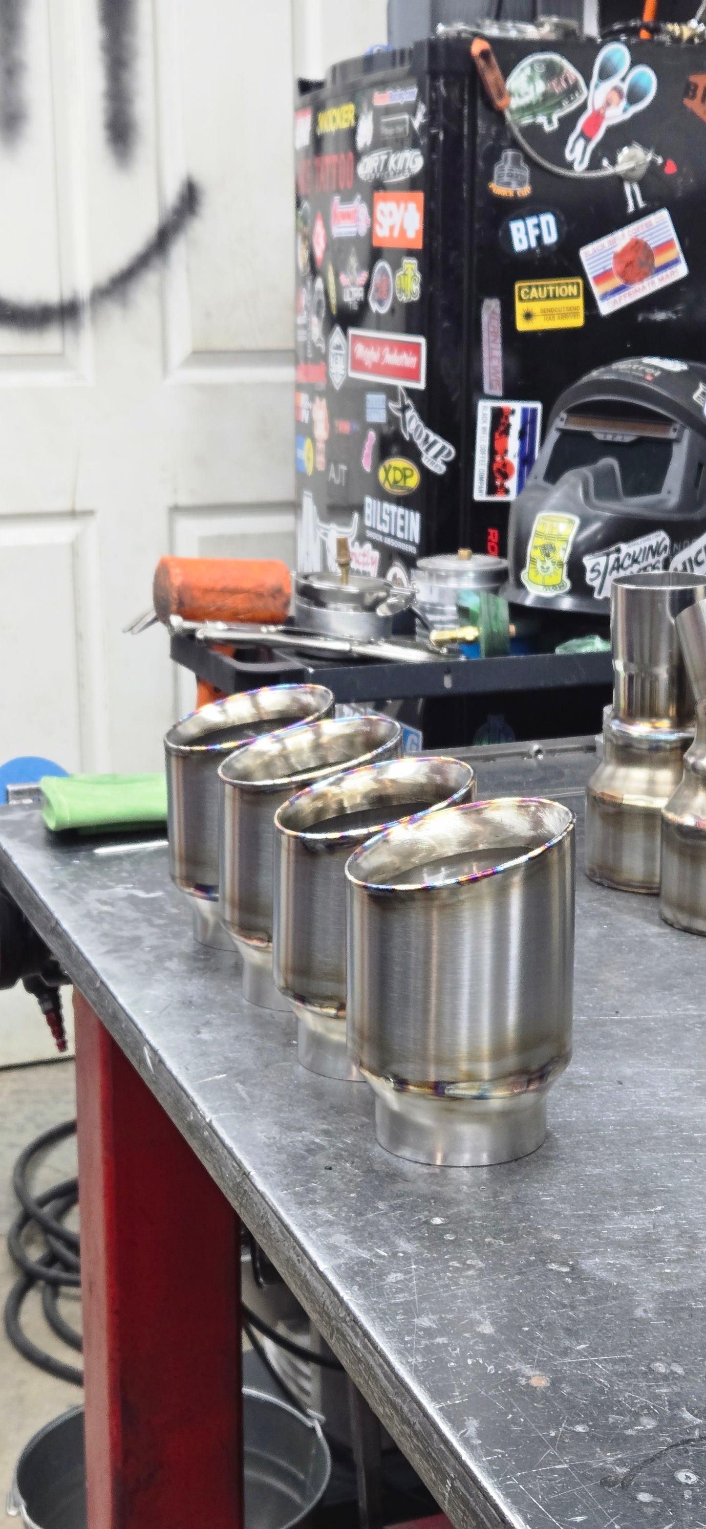 4" DOUBLEWALL Stainless Steel Slip on Exhaust Tip