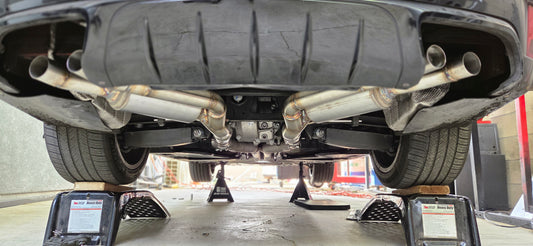 Cadillac CT4-V Blackwing Retro-Slip OEM Tip Axleback Exhaust