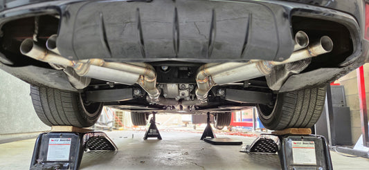 Cadillac CT4-V Blackwing Retro-Slip OEM Tip Axleback Exhaust