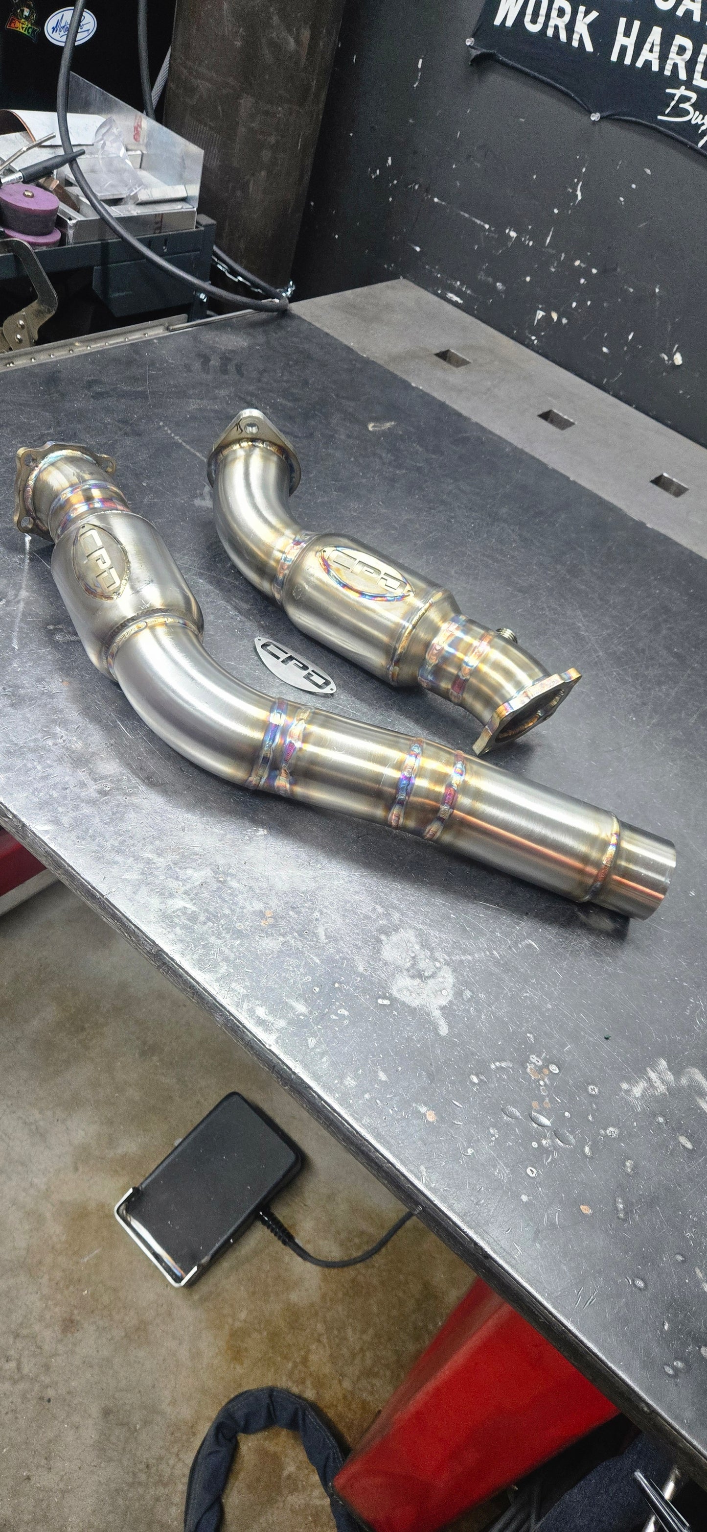 2020+ CPD CT4-V Blackwing GEN2 GESI HO 300CPSI Catted Tig Welded Downpipe