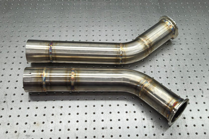 ATS-V Tig Welded 3" Catback Exhaust 12" Oval Resonators