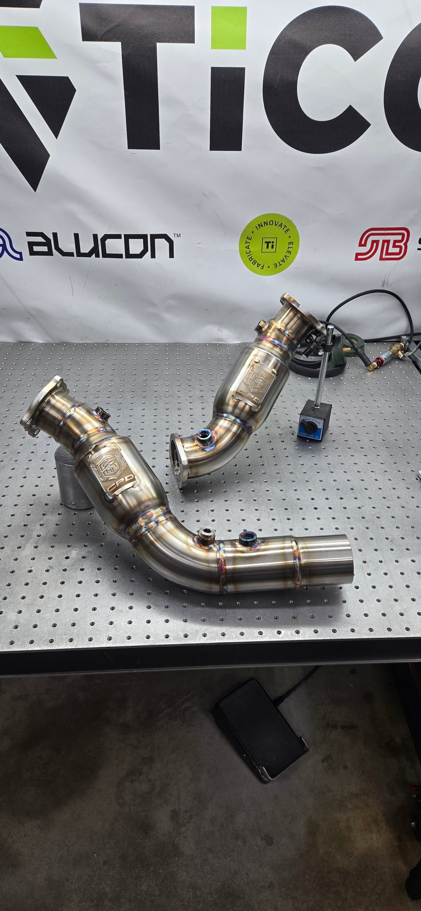 Cadillac ATS-V Catless Resonated Downpipes