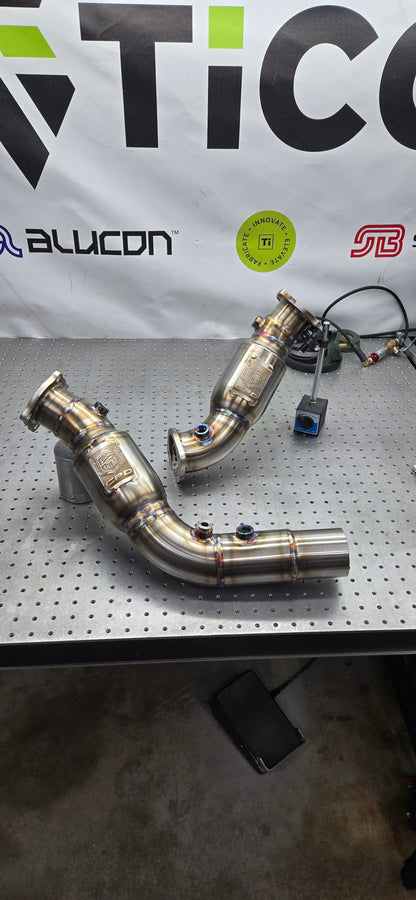 Cadillac ATS-V Catless Resonated Downpipes