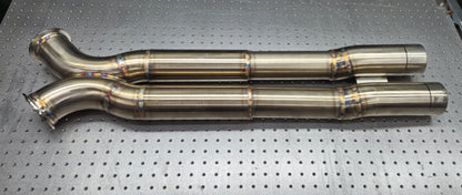 ATS-V Tig Welded 3" Catback Exhaust 12" Oval Resonators