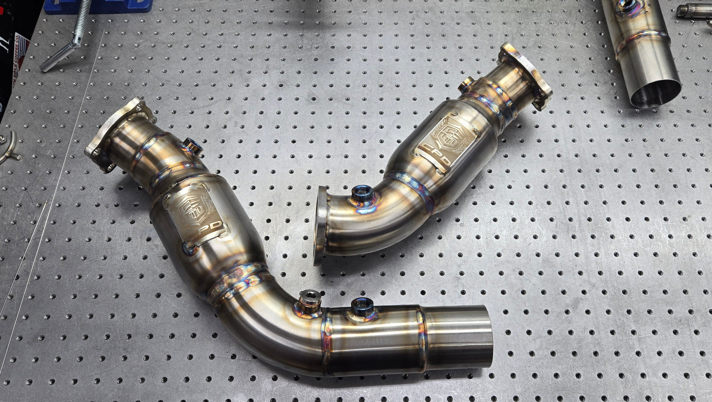 Cadillac ATS-V Catless Resonated Downpipes