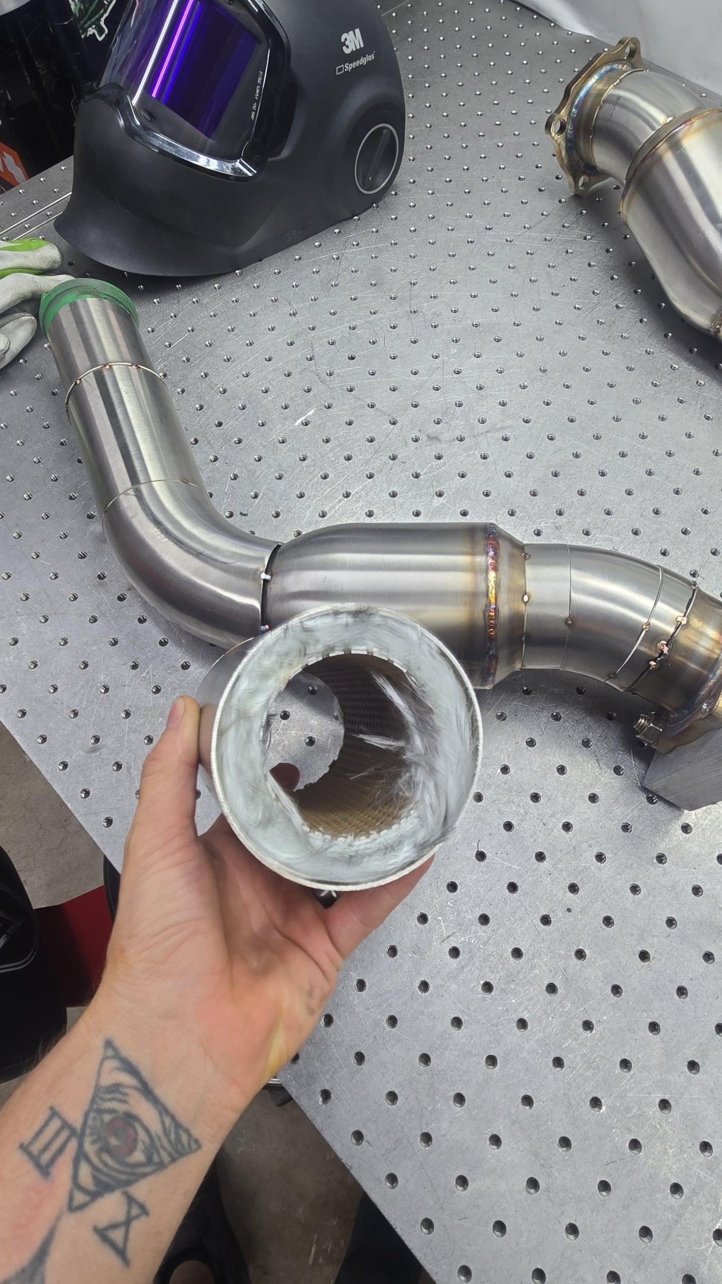 Cadillac ATS-V Catless Resonated Downpipes